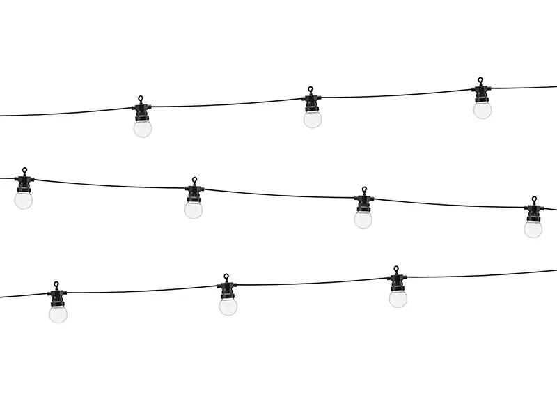 Lampes guinguettes (lumière chaude)