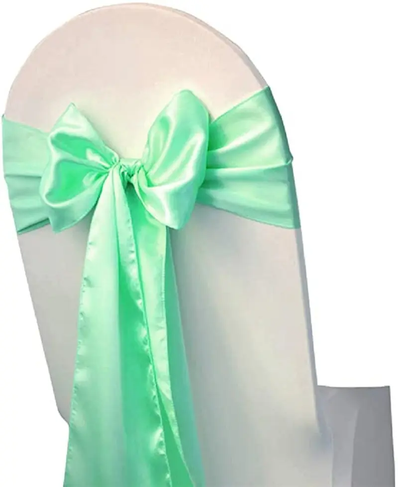Ruban nœud de chaise menthe