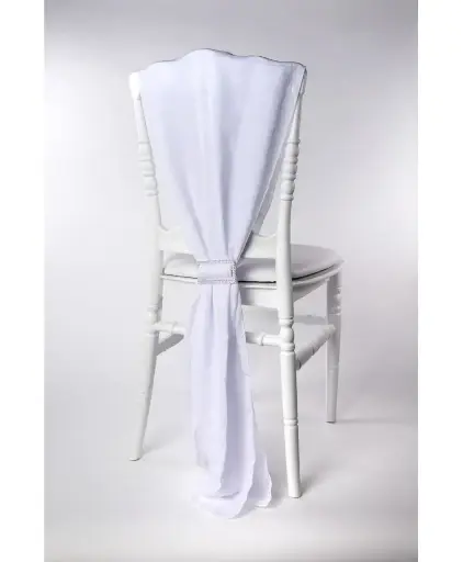 [LOC-2014-002] Traîne de chaise blanc
